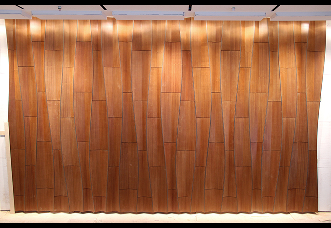 Mount Sinai Residential Tower, Lobby Feature Wall, design by Pelli Clarke Pelli